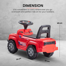 Baybee Push Ride on Baby Jeep for Kids Toys with LED Light & Storage Bin