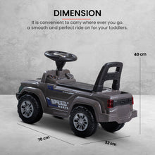 Baybee Push Ride on Baby Jeep for Kids Toys with LED Light & Storage Bin