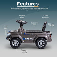 Baybee Speedy Baby Ride on Car for Kids, Push Ride on Toy With Led Light