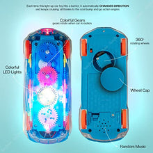Baybee 3D Transparent Concept Gear Car Toys for Kids