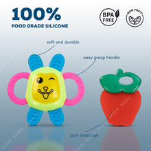 Baybee Pack of 3 Rattles Set for Babies 0-6 Months, Non-Toxic 3 Attractive Rattle Set, Newborn Baby Gift Products