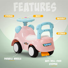 Baybee Snappy Baby Ride on Cars for Kids Indoor Push Ride on Car