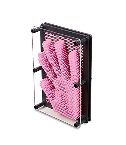 3D Pin Art Sculpture Impression Toy Birthday Gifts for Kids Children Friends Brother Sister Toy Gift for Daughter Son Boys Girls (Home Decor) (Light Pink, Medium)