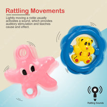 Baybee Baby Rattles Toys Set for Babies, Non-Toxic Rattle Teether Set with Smooth Edges.