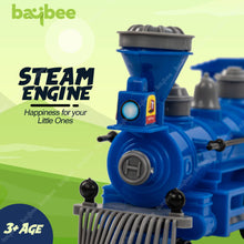 Baybee Steam Engine Train Toys for Kids, Pull and Go Train Toy with Light