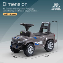 Baybee Speedy Baby Ride on Car for Kids, Push Ride on Toy With Led Light