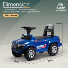 Baybee Speedy Baby Ride on Car for Kids, Push Ride on Toy With Led Light