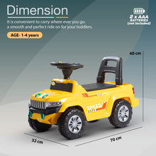 Baybee Speedy Baby Ride on Car for Kids, Push Ride on Toy With Led Light