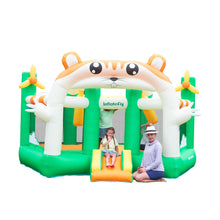 Inflatable Bounce House for Kids with Blower, Bouncy Jumping Castle with Slide, Large Bounce Area Cute Theme Thick and Durable for Outdoor Indoor Play