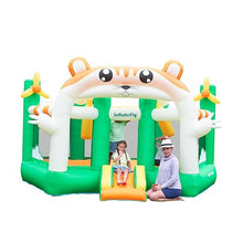 Inflatable Bounce House for Kids with Blower, Bouncy Jumping Castle with Slide, Large Bounce Area Cute Theme Thick and Durable for Outdoor Indoor Play