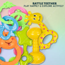 Baybee 5 Pcs Baby Rattles Teether Toys Set for Babies
