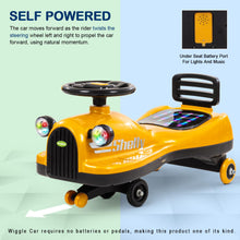 Baybee Trio Kids Magic Swing Cars for Kids, Twister Ride on Toy Kids Car