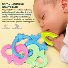 Baybee Baby Rattles Toys Set for Babies, Non-Toxic Rattle Teether Set with Smooth Edges.