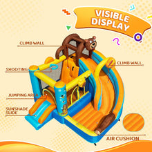 Inflatable Bounce House for Kids Fun, Double Slide Jumping Inflatable Bouncer Blow Up Toddler Bouncy House with Blower Use for Indoor & Outdoor