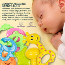 Baybee 5 Pcs Baby Rattles Teether Toys Set for Babies