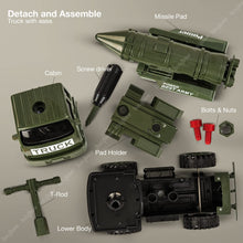 BAYBEE Friction Powered Push and Go Military Truck Toys for Kids