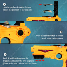 Baybee Airplane Launcher Toy Catapult Plane Gun with Foam Aircrafts Glider for Kids