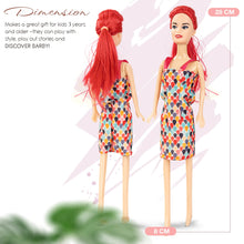 Baybee Stylish Fashion Doll Set for Girls Moveable Arms & Legs Doll Girl Toys with Cute Accessories Kids