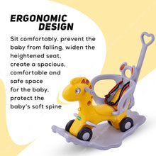 Baybee 3 in 1 Baby Horse Rider Ride on Toy Car for Kids, Baby Rocking Chair Ride on Push Car