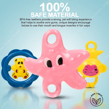 Baybee Baby Rattles Toys Set for Babies, Non-Toxic Rattle Teether Set with Smooth Edges.