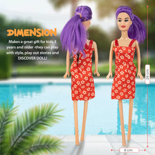 Baybee Fashion Doll for Girls Hair Styling Dressup Toys Girls Doll Set Foladable Hands