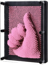 3D Pin Art Sculpture Impression Toy Birthday Gifts for Kids Children Friends Brother Sister Toy Gift for Daughter Son Boys Girls (Home Decor) (Light Pink, Medium)