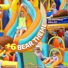 Inflatable Bounce House for Kids Fun, Double Slide Jumping Inflatable Bouncer Blow Up Toddler Bouncy House with Blower Use for Indoor & Outdoor