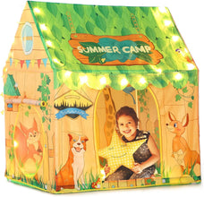 Colorfull and Extremely Light Weight Indoor and Outdoor Kids Play Tent House for 10 Year Old Girls and Boys Childrens, Multi, Tent House Theme (SMILEY)