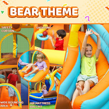 Inflatable Bounce House for Kids Fun, Double Slide Jumping Inflatable Bouncer Blow Up Toddler Bouncy House with Blower Use for Indoor & Outdoor