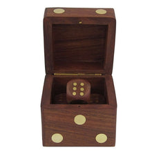 Extrokids Wooden Dice Set of 5 - Brown - EKIT0014