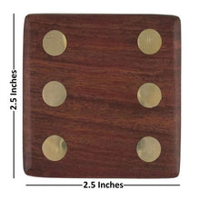 Extrokids Wooden Dice Set of 5 - Brown - EKIT0014