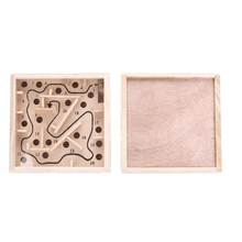 Wooden Labyrinth Mini Puzzle | Engaging Travel-Friendly Game for Kids
