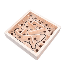 Wooden Labyrinth Mini Puzzle | Engaging Travel-Friendly Game for Kids