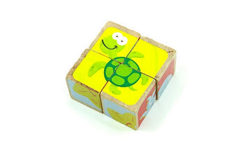 4 Pc Cube Puzzle - - 1 Pc Random Design Will be shipped - EKT2142