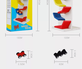 Wooden Sliding Car - EKT2157