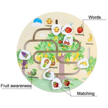 Wooden Reach the destiny - Fruit Maze - EKT2159