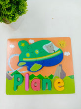 Wooden Zigsaw Puzzle Plane - EKT2621