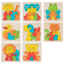 Wooden Animal Mini Puzzle | Fun and Educational Toy for Ages 3+ | one design will be shipped