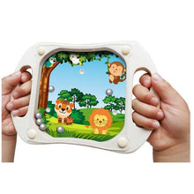 Wooden Tray Shape Ball Game 1Pc Random Design Will Be Shipped - EKT3048