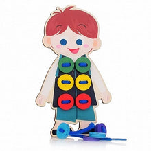 Wooden Boy Shirt Lacing Board - EKT3323