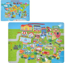 Wooden Lifestyle Magnatic Maze Board - EKT3356