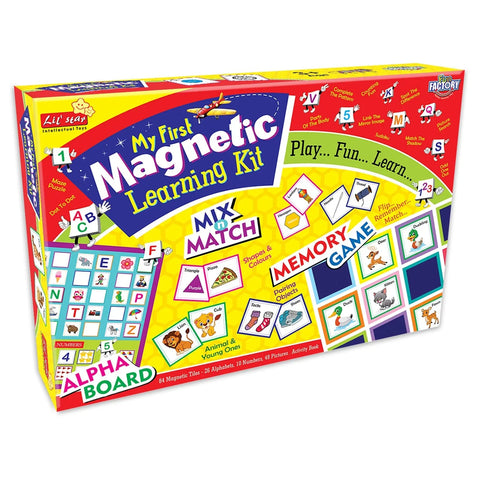 Kids Magnetic Learning Kit Mix And Match - EKT3618