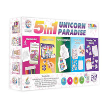 5 in 1 Unicorn Paradise Creative Kit for Kids will be shipped - EKT3635