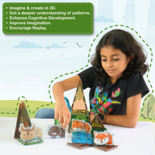 Magnetix Construction Set  Jungle Theme 34 Pieces - EKT3654