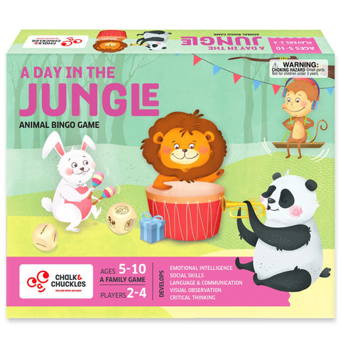 A Day In The Jungle Animal Bingo Game - EKT3686