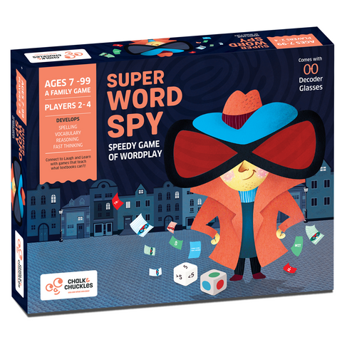 Detective Word Game | Speedy Game Of Word Play Comes With Decoder Glass - EKT3694