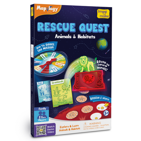 Rescue Quest - Animals & Habitats | Explore & Learn Animal & Habitats - EKT3777