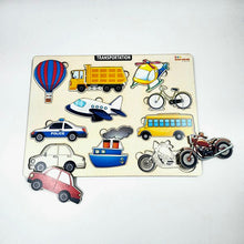 Extrokids Wooden Transport Theme Puzzle - EKW0265