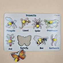 Extrokids Wooden Insects Peg Board For Kids - EKW0290