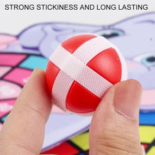 Kids Throw Ball Dartboard | 3 Sticky Balls (One Random Design Shipped)